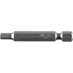 Wiha - 0.093" Power Bit - 1/4" Drive, 2" OAL - Industrial Tool & Supply