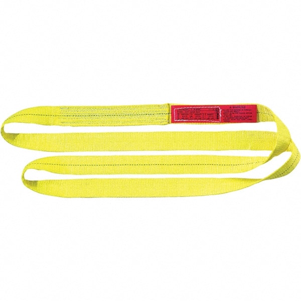 Lift-All - 2' Long x 1" Wide, 4,800 Lb Vertical Capacity, Nylon Web Sling - Industrial Tool & Supply
