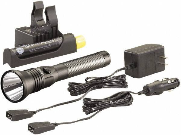 Streamlight - White LED Bulb, 740 Lumens, Industrial/Tactical Flashlight - Black Aluminum Body, 1 4.8 V\xB6Sub-C NiMH Battery Included - Industrial Tool & Supply