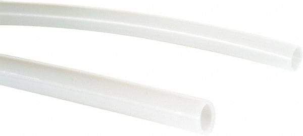 Parker - 3/8" ID x 7/16" OD, 0.031" Wall Thickness, 25' Long, PTFE Tube - Natural, 70 Max psi, -100 to 500°F - Industrial Tool & Supply