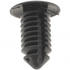 Value Collection - 8mm Hole Diam, Ratchet Shank, Nylon Panel Rivet - 8mm Material Thickness - Industrial Tool & Supply