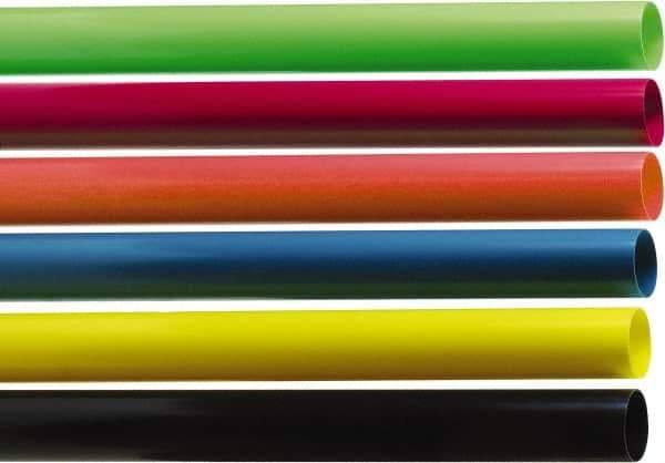 Parker - 3/8" ID x 1/2" OD, 1/16" Wall Thickness, 25' Long, PTFE Tube - Red, 130 Max psi, -100 to 500°F - Industrial Tool & Supply