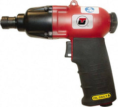 Universal Tool - 1/4" Bit Holder, 8,500 RPM, Pistol Grip Handle Air Screwdriver - 65 Ft/Lb Torque, 5 CFM - Industrial Tool & Supply