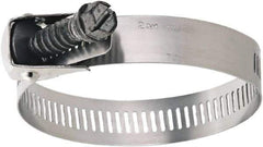 IDEAL TRIDON - SAE Size 188, 2 to 12-1/4" Diam, Stainless Steel Quick Release Worm Drive Clamp - 9/16" Wide, Material Grade 200/410, Series 58 - Industrial Tool & Supply