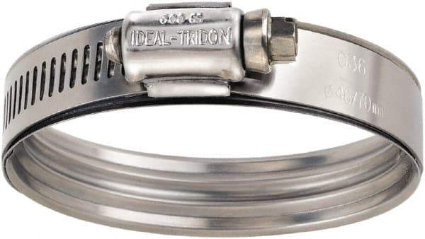 IDEAL TRIDON - 3-7/16 to 4-5/16" Hose, 9/16" Wide, Constant Torque Clamp - 2-13/16 to 4-5/16" Diam, Stainless Steel - Industrial Tool & Supply