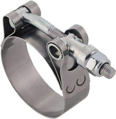 IDEAL TRIDON - 1.63 to 1.88" Hose, 3/4" Wide, T-Bolt Hose Clamp - 1.63 to 1.88" Diam, Stainless Steel - Industrial Tool & Supply