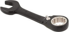 Proto - 3/4" 12 Point Offset Combination Wrench - 15° Offset Angle, 5-1/2" OAL, Steel, Black Chrome Finish - Industrial Tool & Supply