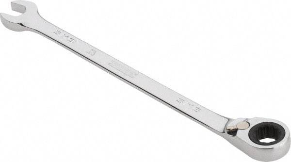Proto - 5/16" 12 Point Combination Wrench - 0° Offset Angle, 5-1/2" OAL, Steel, Chrome Finish - Industrial Tool & Supply