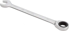 Proto - 14mm 12 Point Combination Wrench - 0° Offset Angle, 7-1/2" OAL, Steel, Chrome Finish - Industrial Tool & Supply