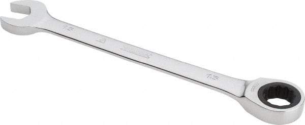 Proto - 16mm 12 Point Combination Wrench - 0° Offset Angle, 8-3/16" OAL, Steel, Chrome Finish - Industrial Tool & Supply