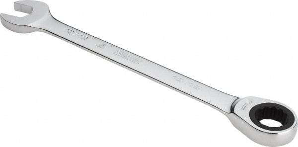 Proto - 13/16" 12 Point Combination Wrench - 0° Offset Angle, 11-7/16" OAL, Steel, Chrome Finish - Industrial Tool & Supply