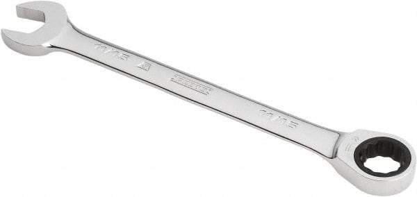 Proto - 11/16" 12 Point Combination Wrench - 0° Offset Angle, 8-7/8" OAL, Steel, Chrome Finish - Industrial Tool & Supply