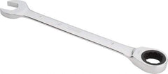 Proto - 1" 12 Point Combination Wrench - 0° Offset Angle, 12-3/4" OAL, Steel, Chrome Finish - Industrial Tool & Supply