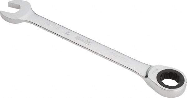 Proto - 15/16" 12 Point Combination Wrench - 0° Offset Angle, 12-3/4" OAL, Steel, Chrome Finish - Industrial Tool & Supply