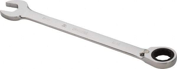 Proto - 36mm 12 Point Combination Wrench - 0° Offset Angle, 19-5/16" OAL, Steel, Chrome Finish - Industrial Tool & Supply