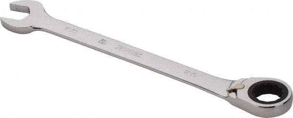 Proto - 32mm 12 Point Combination Wrench - 0° Offset Angle, 16-3/4" OAL, Steel, Chrome Finish - Industrial Tool & Supply