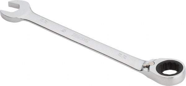 Proto - 22mm 12 Point Combination Wrench - 0° Offset Angle, 11-7/16" OAL, Steel, Chrome Finish - Industrial Tool & Supply