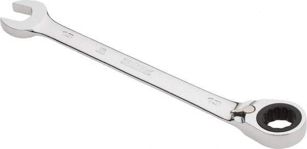 Proto - 13mm 12 Point Combination Wrench - 0° Offset Angle, 7" OAL, Steel, Chrome Finish - Industrial Tool & Supply