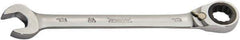 Proto - 18mm 12 Point Combination Wrench - 0° Offset Angle, 9-5/16" OAL, Steel, Chrome Finish - Industrial Tool & Supply