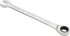 Proto - 7/16" 12 Point Combination Wrench - 0° Offset Angle, 6-1/2" OAL, Steel, Chrome Finish - Industrial Tool & Supply