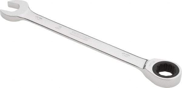 Proto - 13mm 12 Point Combination Wrench - 0° Offset Angle, 7" OAL, Steel, Chrome Finish - Industrial Tool & Supply