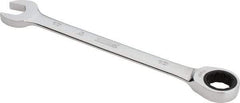 Proto - 18mm 12 Point Combination Wrench - 0° Offset Angle, 9-5/16" OAL, Steel, Chrome Finish - Industrial Tool & Supply