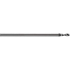 Accupro - 3mm Body Diam, 120°, 38mm OAL, Solid Carbide Spotting Drill - Industrial Tool & Supply