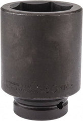 Proto - 1" Drive 60mm Deep Impact Socket - 6 Points, 4-3/4" OAL - Industrial Tool & Supply