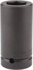 Proto - 1" Drive 30mm Deep Impact Socket - 6 Points, 4" OAL - Industrial Tool & Supply