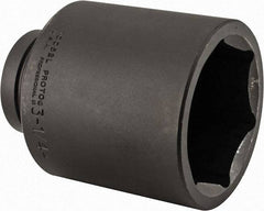 Proto - 1" Drive 3-1/4" Deep Impact Socket - 6 Points, 5-5/8" OAL - Industrial Tool & Supply