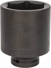 Proto - 1" Drive 3-3/8" Deep Impact Socket - 6 Points, 5-3/4" OAL - Industrial Tool & Supply