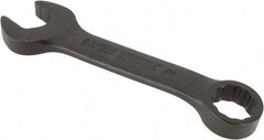 Proto - 9/16" 12 Point Offset Combination Wrench - 15° Offset Angle, 4-9/16" OAL, Steel, Black Finish - Industrial Tool & Supply