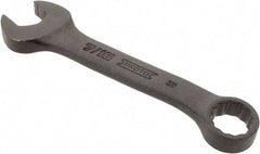 Proto - 7/16" 12 Point Offset Combination Wrench - 15° Offset Angle, 4-1/16" OAL, Steel, Black Finish - Industrial Tool & Supply