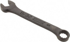 Proto - 9/32" 12 Point Offset Combination Wrench - 15° Offset Angle, 3-25/64" OAL, Steel, Black Finish - Industrial Tool & Supply