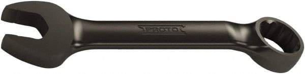 Proto - 3/4" 12 Point Offset Combination Wrench - 15° Offset Angle, 5-25/64" OAL, Steel, Black Finish - Industrial Tool & Supply