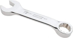 Proto - 16mm 12 Point Offset Combination Wrench - 15° Offset Angle, 4-7/8" OAL, Steel, Chrome Finish - Industrial Tool & Supply