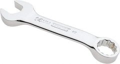 Proto - 14mm 12 Point Offset Combination Wrench - 15° Offset Angle, 4-1/2" OAL, Steel, Chrome Finish - Industrial Tool & Supply