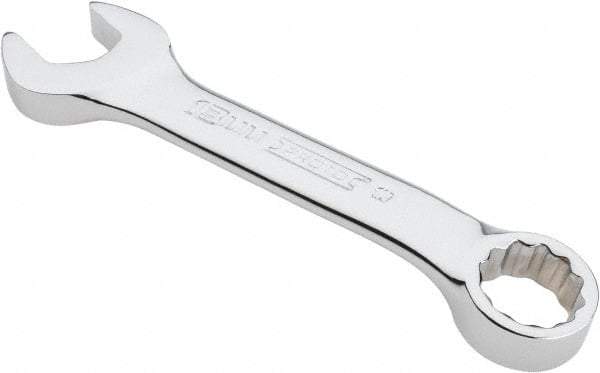 Proto - 13mm 12 Point Offset Combination Wrench - 15° Offset Angle, 4-5/16" OAL, Steel, Chrome Finish - Industrial Tool & Supply