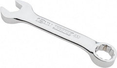 Proto - 12mm 12 Point Offset Combination Wrench - 15° Offset Angle, 4-1/8" OAL, Steel, Chrome Finish - Industrial Tool & Supply