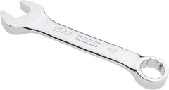 Proto - 11mm 12 Point Offset Combination Wrench - 15° Offset Angle, 3-15/16" OAL, Steel, Chrome Finish - Industrial Tool & Supply