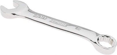 Proto - 9mm 12 Point Offset Combination Wrench - 15° Offset Angle, 5-1/16" OAL, Steel, Chrome Finish - Industrial Tool & Supply