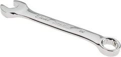 Proto - 8mm 12 Point Offset Combination Wrench - 15° Offset Angle, 3-1/2" OAL, Steel, Chrome Finish - Industrial Tool & Supply