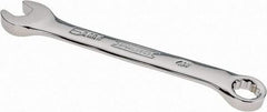 Proto - 6mm 12 Point Offset Combination Wrench - 15° Offset Angle, 3-1/4" OAL, Steel, Chrome Finish - Industrial Tool & Supply