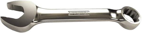 Proto - 9/16" 12 Point Combination Wrench - 15° Offset Angle, 4-1/2" OAL, Steel, Polished Finish - Industrial Tool & Supply