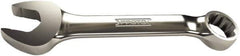Proto - 1/4" 12 Point Offset Combination Wrench - 15° Offset Angle, 3-1/4" OAL, Steel, Chrome Finish - Industrial Tool & Supply