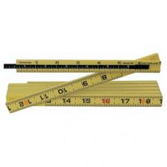 #61620 - 6' Outside Reading - MaxiFlex Folding Ruler - Industrial Tool & Supply