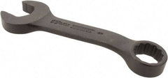 Proto - 17mm 12 Point Offset Combination Wrench - 15° Offset Angle, 5-1/16" OAL, Steel, Black Finish - Industrial Tool & Supply