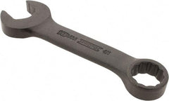 Proto - 16mm 12 Point Offset Combination Wrench - 15° Offset Angle, 4-7/8" OAL, Steel, Black Finish - Industrial Tool & Supply