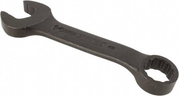 Proto - 14mm 12 Point Offset Combination Wrench - 15° Offset Angle, 4-1/2" OAL, Steel, Black Finish - Industrial Tool & Supply