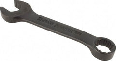 Proto - 12mm 12 Point Offset Combination Wrench - 15° Offset Angle, 4-1/8" OAL, Steel, Black Finish - Industrial Tool & Supply